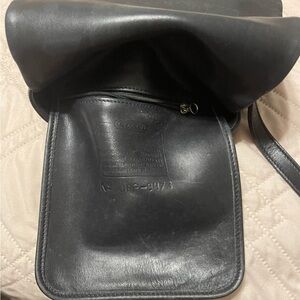 Coach Black Leather Crossbody Bag